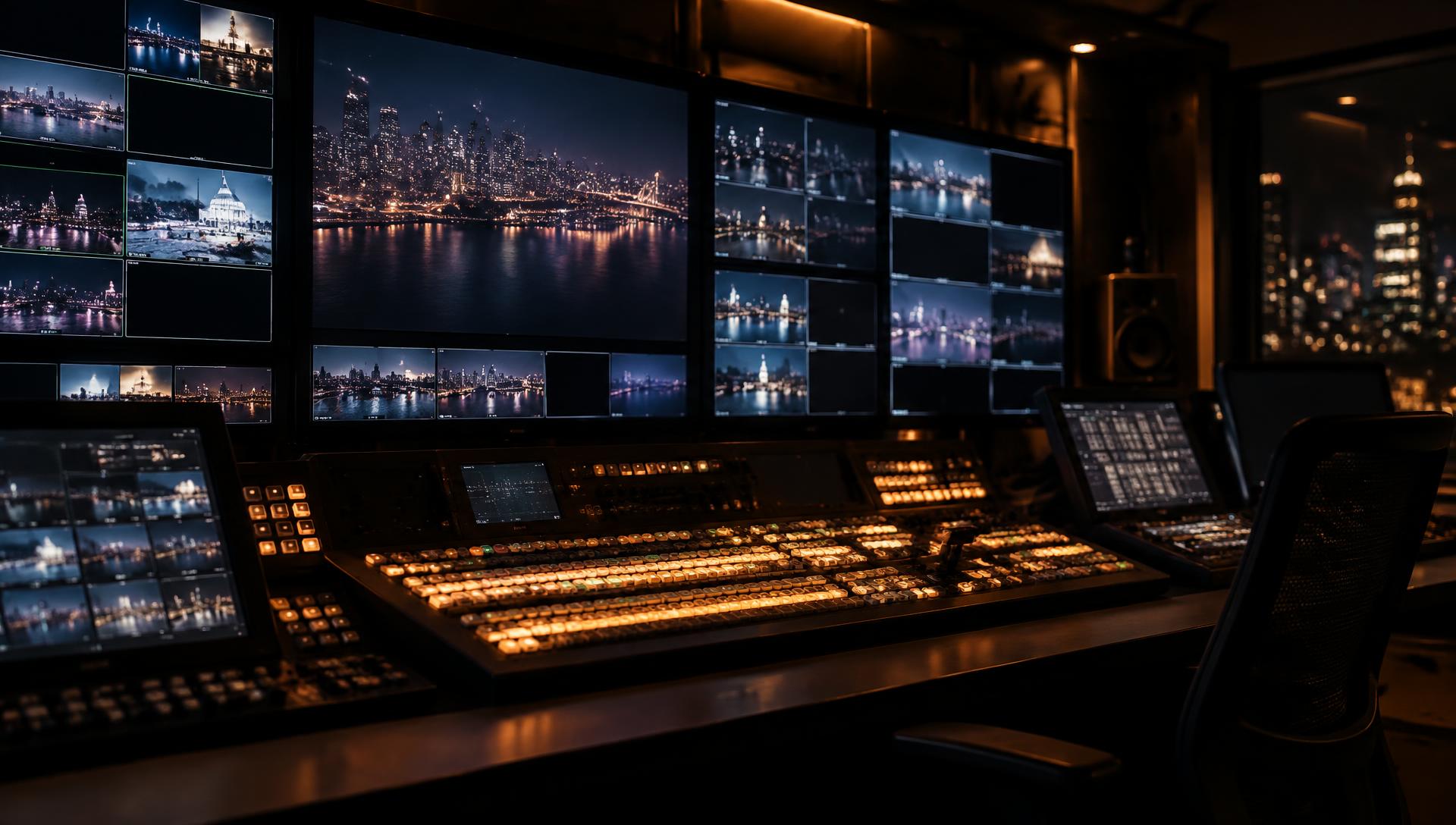 Broadcast control room
